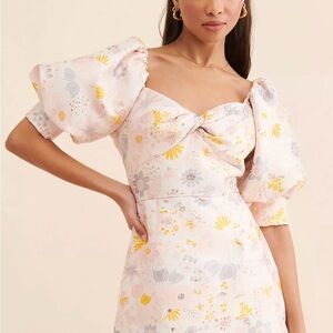 HUTCH FLORAL JACQUARD DRESS